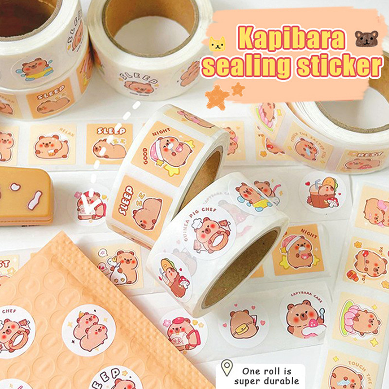 

300 Stickers Cartoon Capybara Graffiti Sticker For Water Bottle Laptop Luggages Laptop Decals Decoration Kid Reward Gift Toy