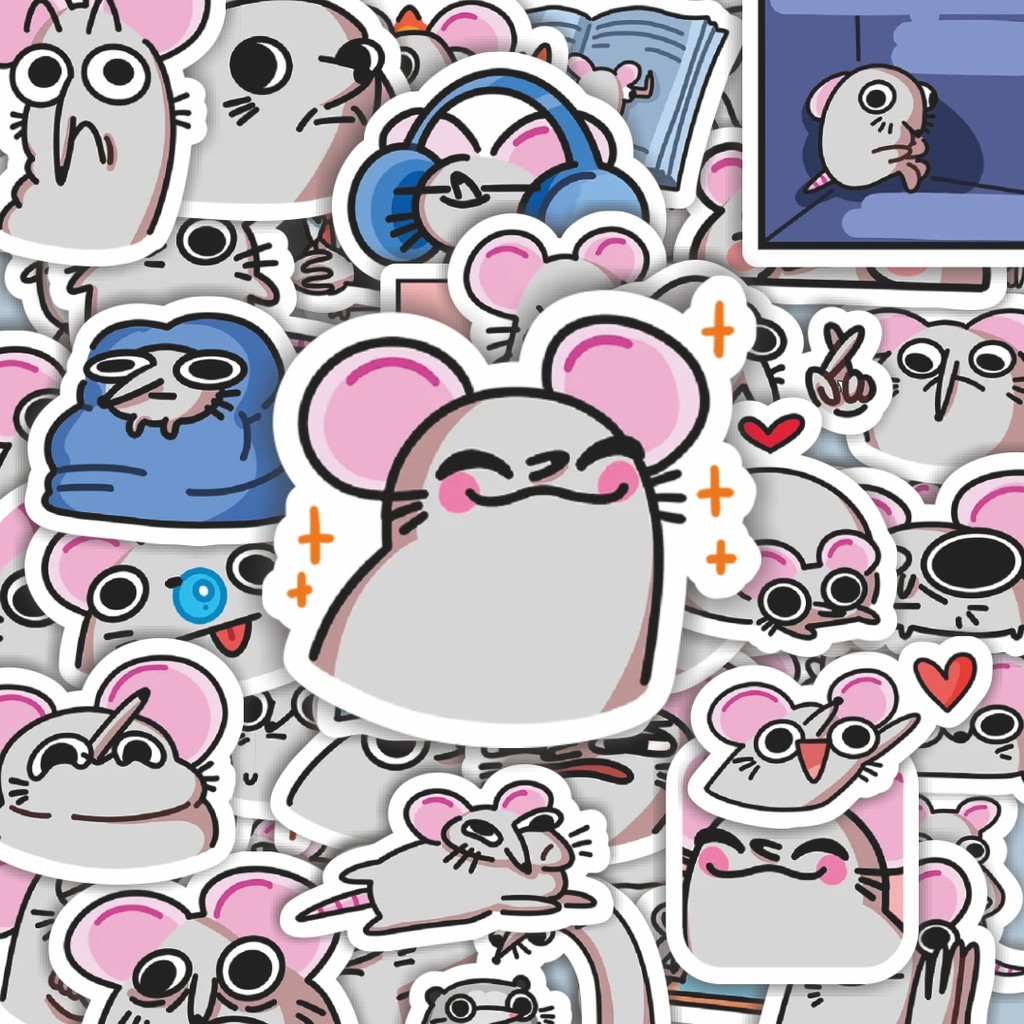 

100PCS Lucu Stiker Kartun Cuty Chrissy Stiker Aesthetic Stiker Anti Air Stikers Berperekat Waterproof sticker decal buat Motor Helm Buku Journal Koper Casing HP Laptop Botol Minum Hadiah anak