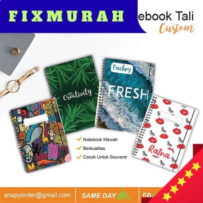 

Notebook Custom Hardcover Tali - Uk A4