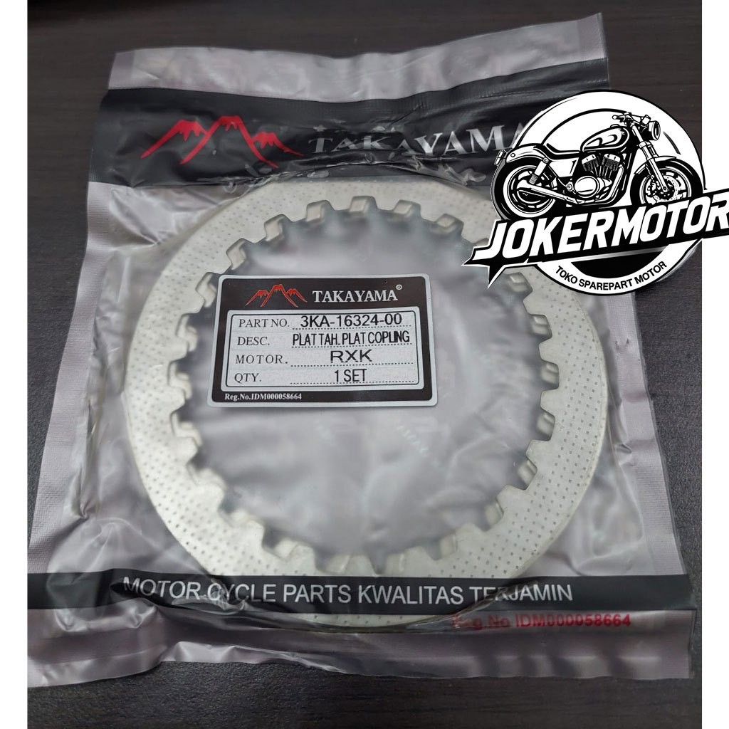 Takayama Plat Tahanan Plat Copling Kopling Yamaha RX King Cobra Kobra RXK RX-K / Plat Kopling RX Kin