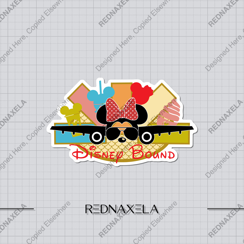 

Stiker Vinyl Stiker Koper Disney Minnie Bound #2 Travel Suitcase Sticker