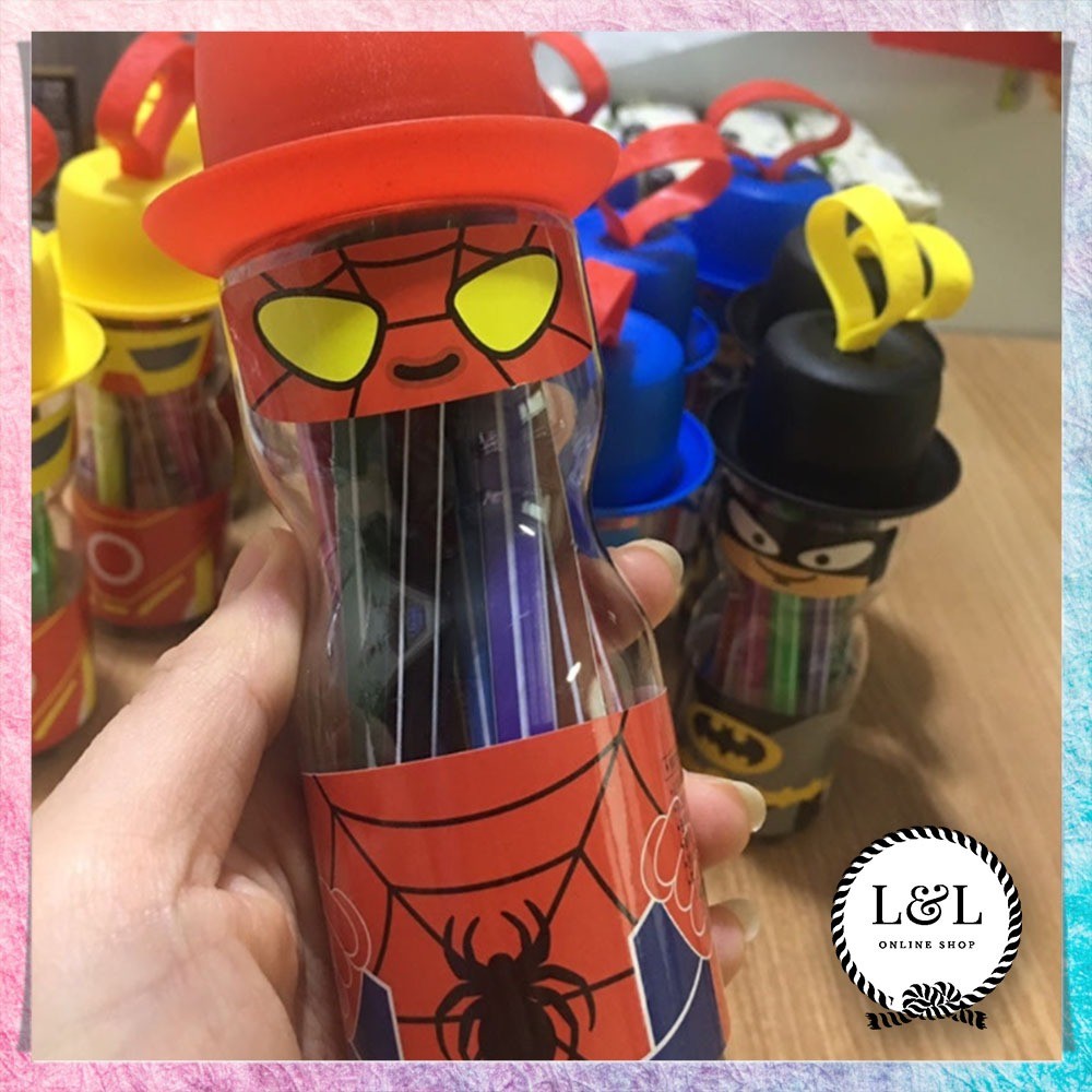 

Spidol Warna 12 PCS Karakter Spiderman Alat Gambar Anak Lucu Spidol Gambar Anak 12 Warna Spidol Kartun