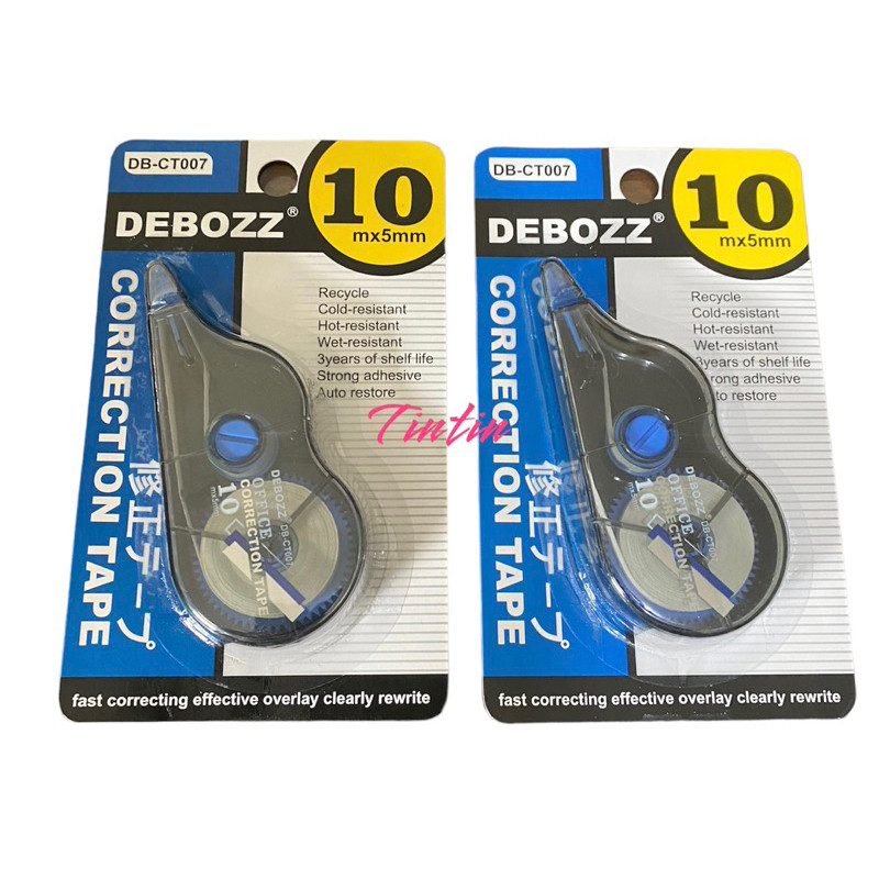 

Tip Ex Roll - Correction Tape Debozz 10 Meter For Mesin Trondol