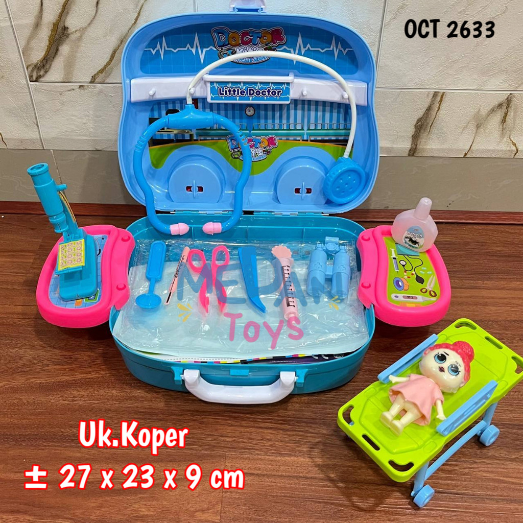 Mainan Dokter Set Koper/Mainan Dokter Dokter Anak/Dokteran Mainan Anak/Dokter Koper Mainan