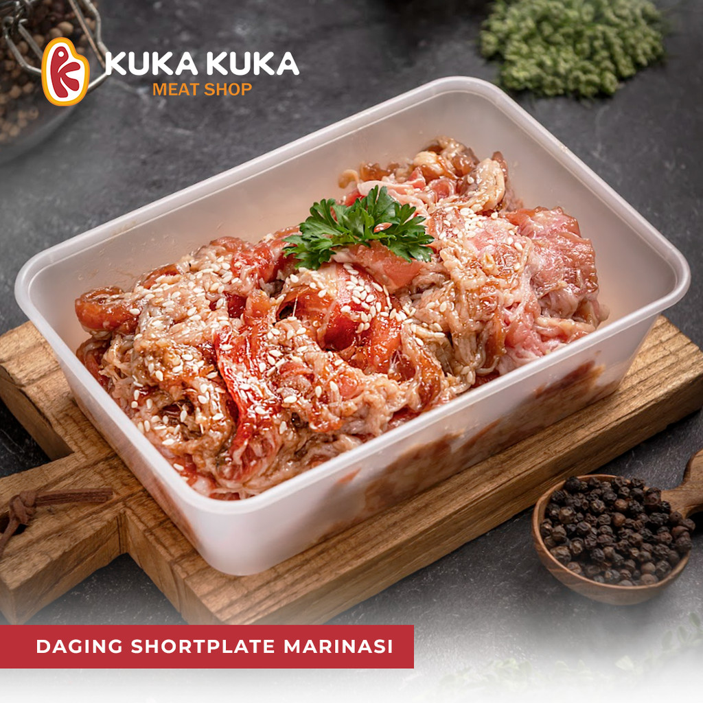 

Daging Sapi Marinasi 500gr Teriyaki / Bulgogi / Blackpepper / BbQ US Beef Slice / Daging Sapi Bumbu 500gr