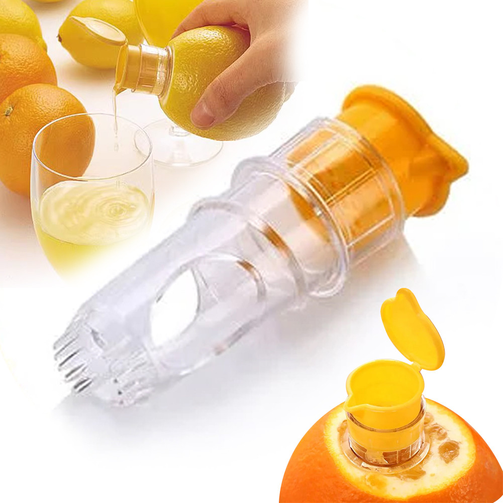 Manual Fruit Juicer Juice Squeeze Pourer Orange Lemon Squeezer Juice Squeeze Sprayer Fruit Tool