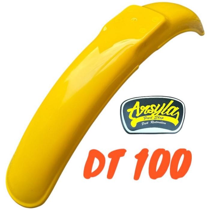 spakbor depan trail Yamaha dt100 dt 100 PNP A100 win 100 ts100 ts 100 - kuning
