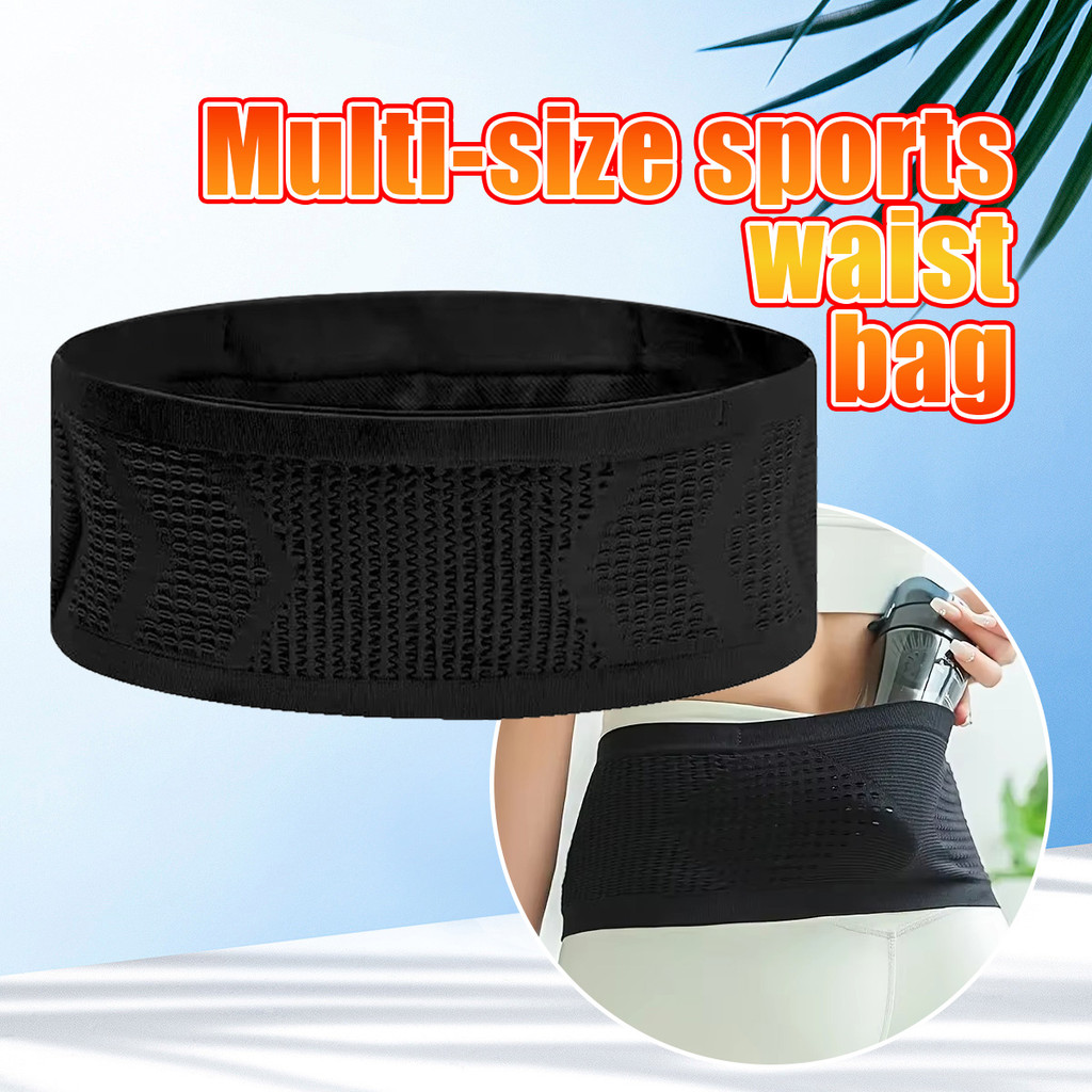 Sport Running Band Belt Bag Sabuk Tas Pinggang Lari Jogging Sport Pinggang Bag Lari Anti Goyang