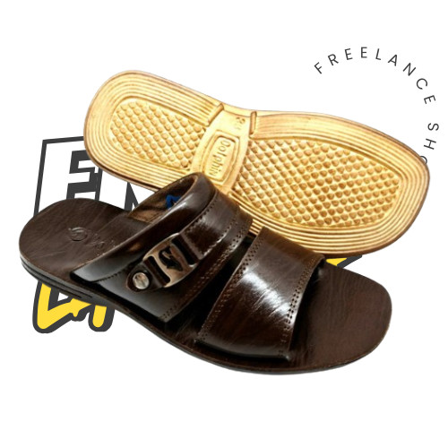 BIG SALE Dolphin Sandal Slide Pria Kulit Asli / Sandal Dolphin Pria Original