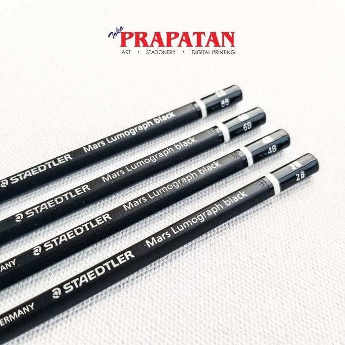 

Pensil Staedtler Black / Staedtler Mars Lumograph Black Drawing Pencil - 2B