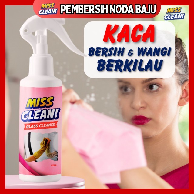 Cairan pembersih dan pengkilap kaca cermin kaca jendela kaca meja