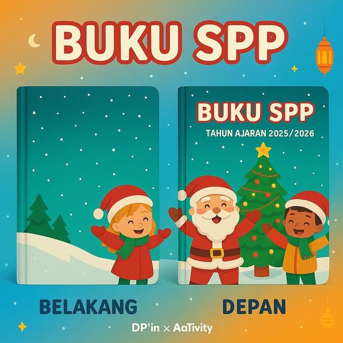 

DpinxAaTivityBuku SPP Sekolah Anak V1 – Catatan Pembayaran Bulanan – Desain Lucu & Warna-warni - A6