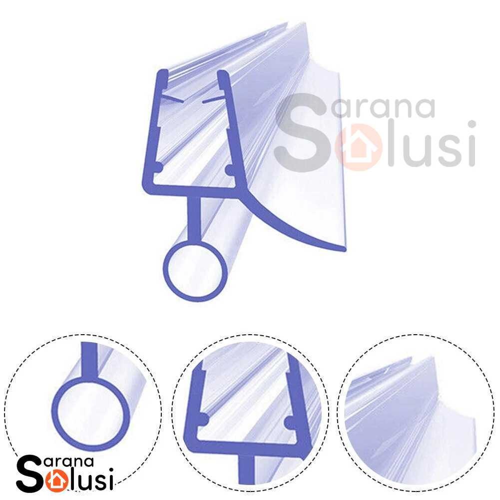 Seal Strip Penutup Celah Pintu Kaca Kamar Mandi PVC 50 cm