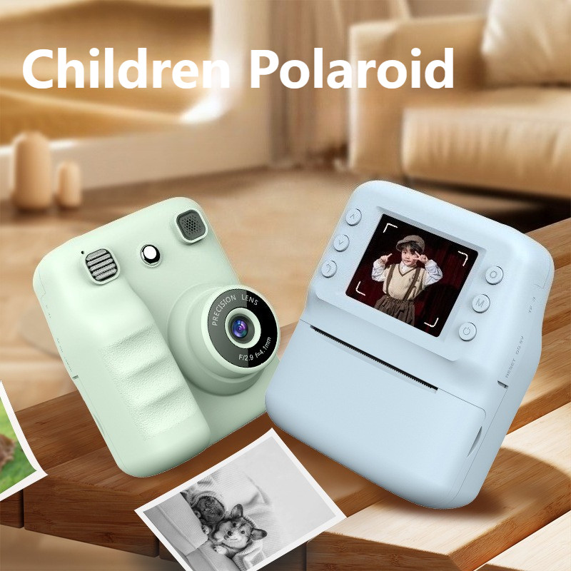 Print Camera Kids Camera Digital Instant Print Camera Children Portable Polaroid Portable Thermal Pr