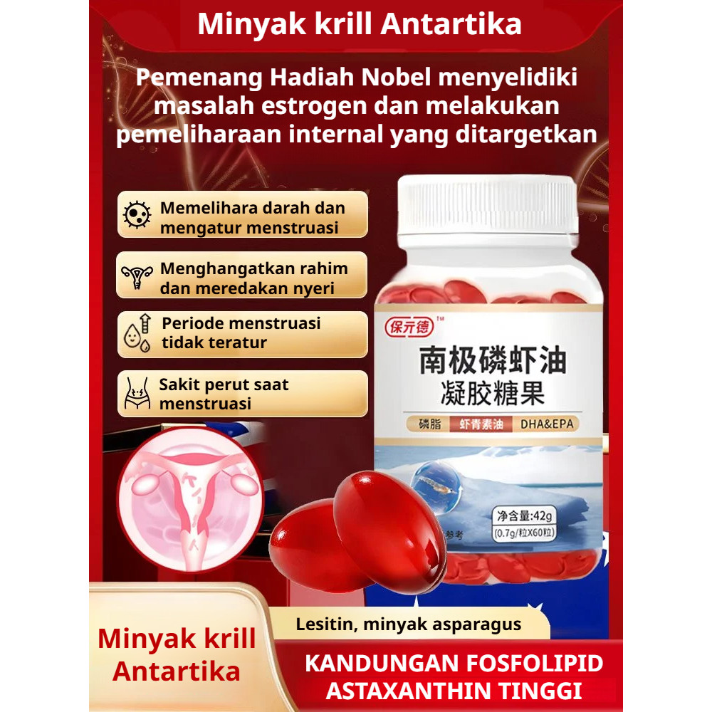 ✨Beli 1 gratis 1✨Minyak Ikan Astaxanthin Konsentrasi Tinggi/Vitamin Minyak Ikan untuk Dewasa/Supleme