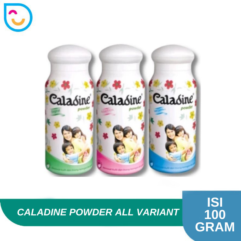 Caladine Powder 100gr Bedak Tabur Bedak Gatal, Biang Keringat, Ruam Popok / COD / Bedak Bayi