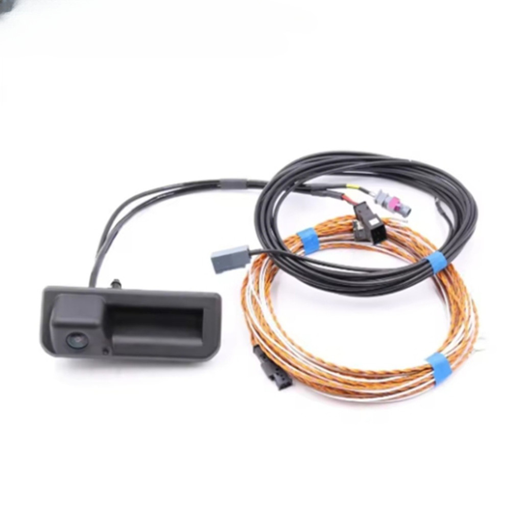 FOR AUDI A1 GB Q2 81A Q3 F3 Rear View Camera water wash Trunk handle with Guidance Line Wiring harne