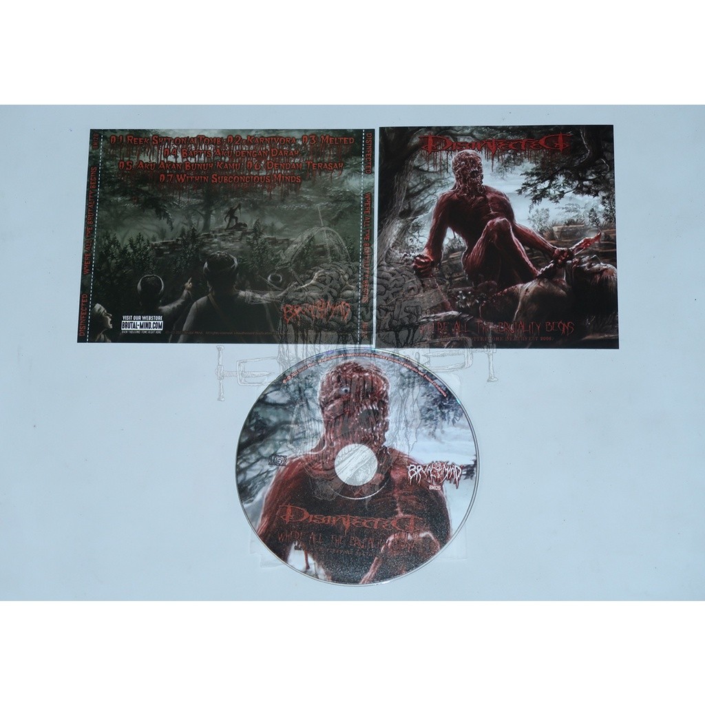 CD - DISINFECTED - Where All The Brutality Begins