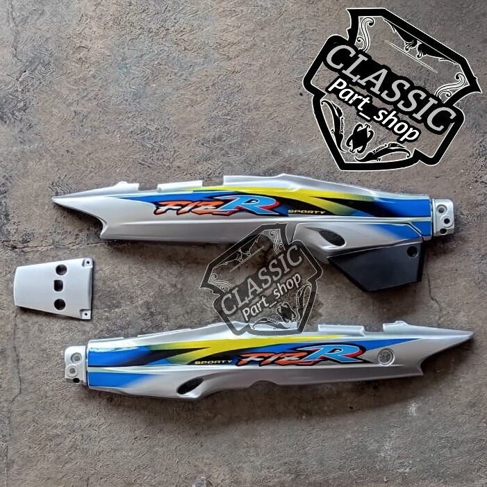 BODY FIZ R BOX SAMPING FIZ R SET STRIPING BIRU SILVER