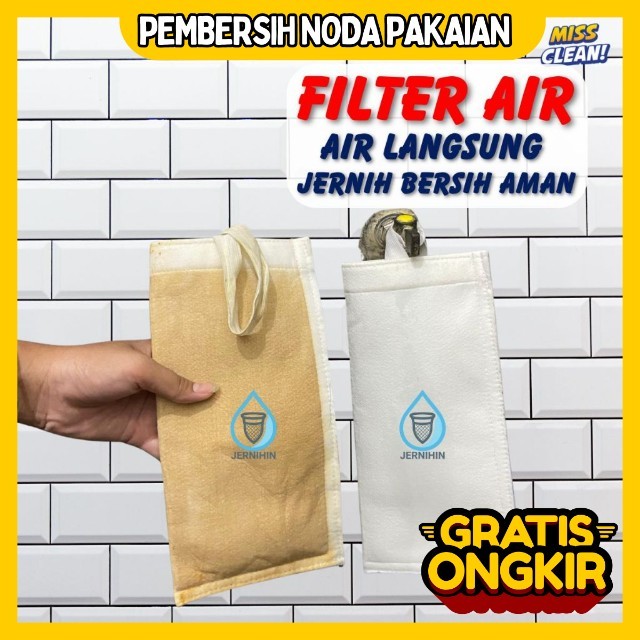 Filter Air Sumur Kuning Atasi Bau Besi, Lumpur, dan Air Keruh Seketika