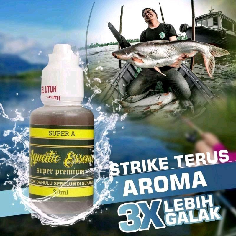 Aquatic Super Premium A Essen Ikan Patin Harian Lomba Galatama Target Babon/Indukan Isi 30ml Origina