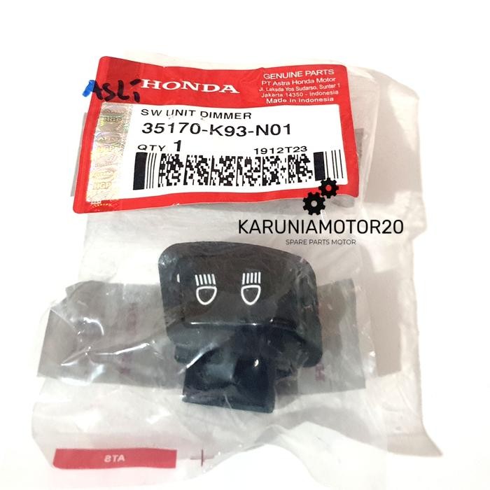 Saklar Tombol Dim Beat LED 2020/Scoopy eSP Original AHM 35170-K93-N01 high quality