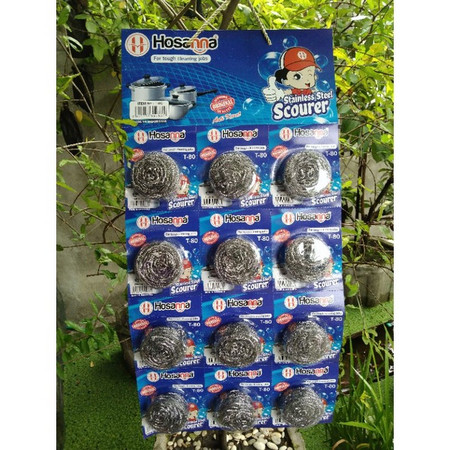 Hosana Sabut Cuci Stainless T-80 Gosok Panci Per Pcs
