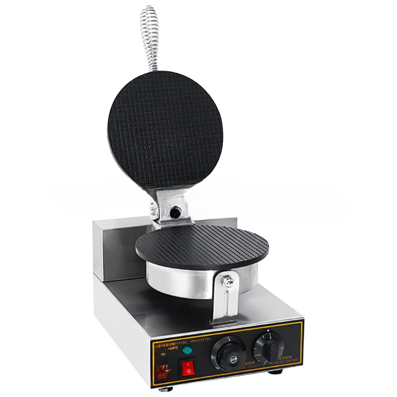 Electric Egg Roll Ice Cream Waffle Cone Maker Commercial Sweet Snack Non-Stick Waffle Cones Bowl Mak