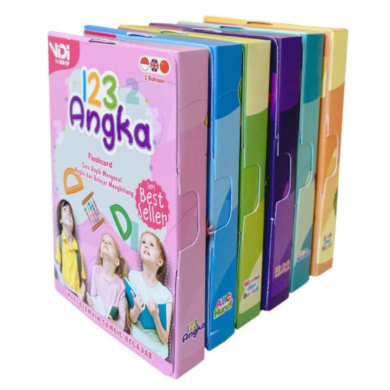 Flashcard Edukasi Anak / Kartu Belajar Anak / Kartu Pintar Anak / Mainan Edukasi Anak