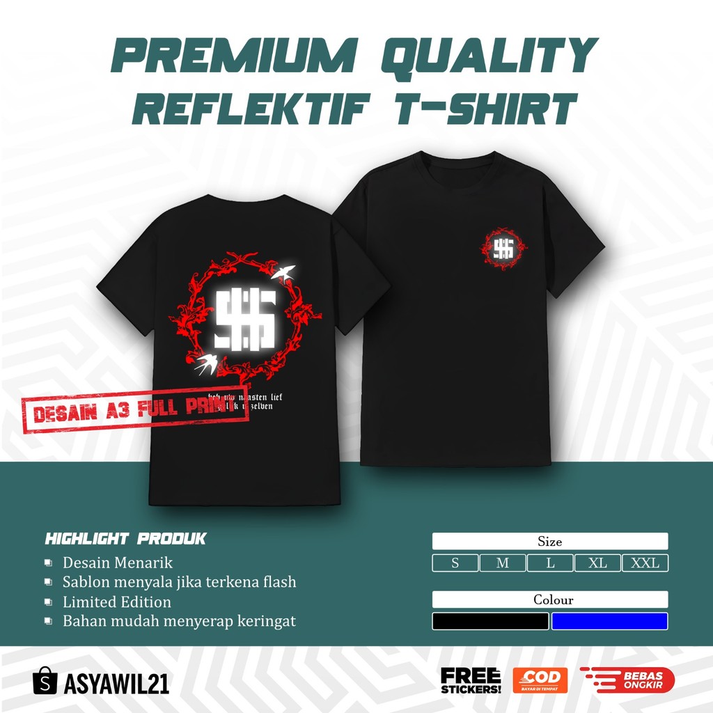 KAOS PSHW MENYALA MOTIF DOLAR HEB UW NAASTEN LIEF KAOS DISTRO PSHW - KAOS PSHW MENYALA TERBARU - KAO