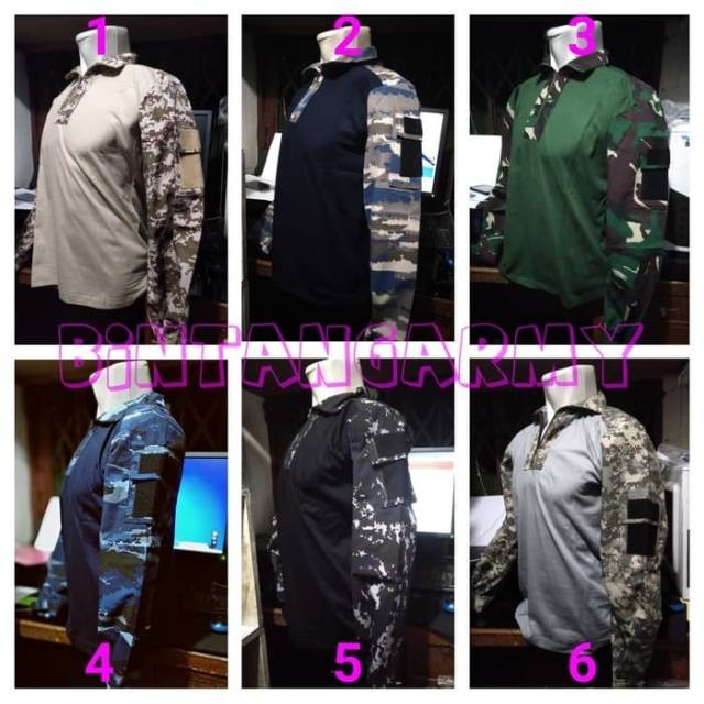 RIRUSHOP Baju Tactical BDU Loreng