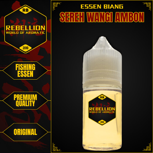 ESSEN REBELLION - Essen Biang Sereh Wangi Ambon / Essen Biang Murni Sereh Wangi Ambon Atsiri Ikan Ma
