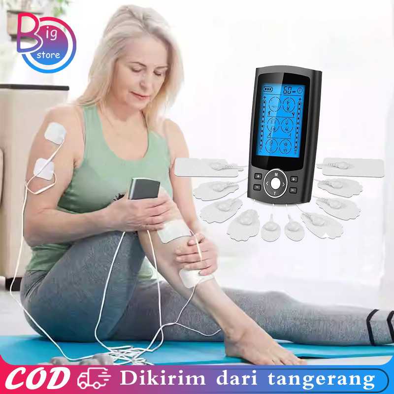 Tens Terapi Listrik 24 Mode Alat Terapi Pijat Elektrik Tens Ems Refleksi Akupuntur Electric Massage 