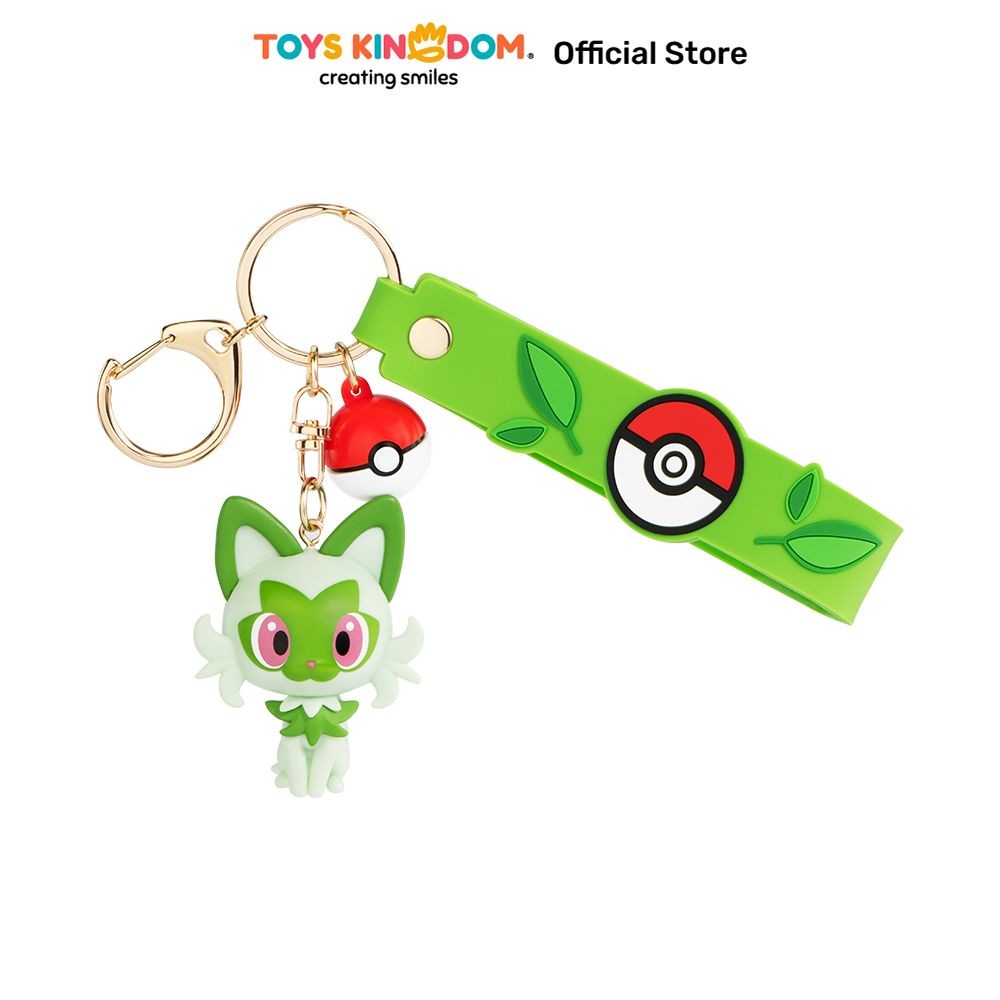 Toys Kingdom Funism Gantungan Kunci Sprigatito - Hijau Key Chain Penanda Kunci Serbaguna Key Ring Ac