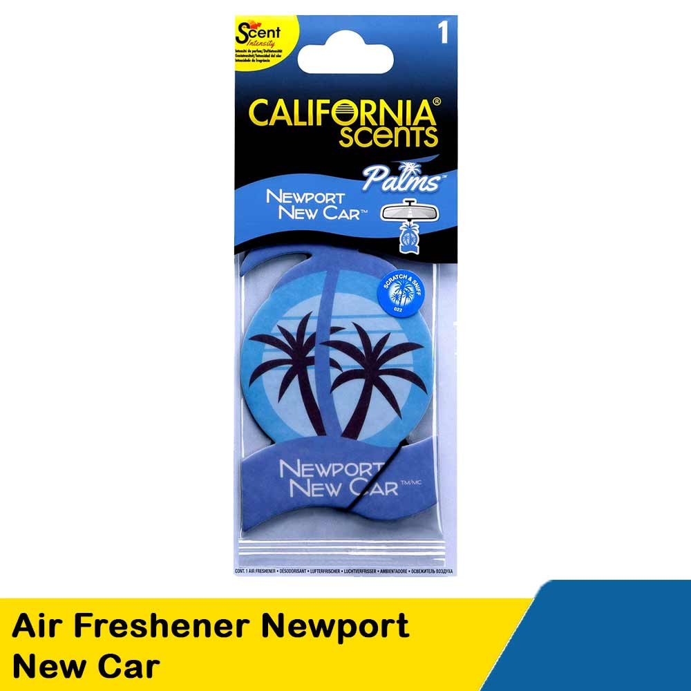 CALIFORNIA SCNT AIR FRESHENER NEWPORT NEW CAR