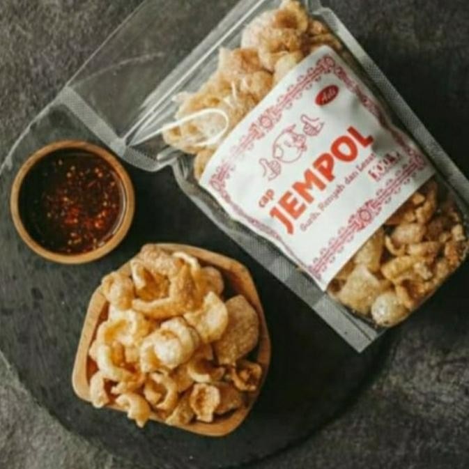PROMO  kerupuk kulit babi cap jempol asli / kerupuk kulit babi /kerupuk kulit