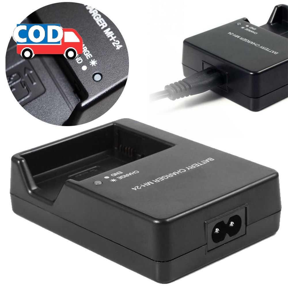 Fonelabz Charger Baterai Nikon MH 24 Kamera D3100 D3200 D5300 D5100 Dengan Proteksi Arus Indikator D