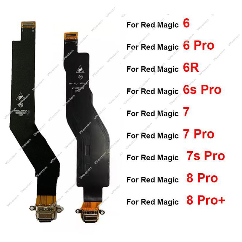 USB arger Port Flex Cable For ZTE Nubia Red Magic 6 Pro NX669J 6R NX666J 7 NX679J 7Pro NX709J 7s Pro