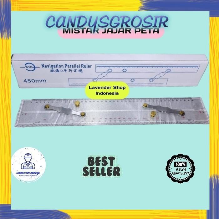Mistar Jajar Peta Parallel Ruller / Mistar Jajar