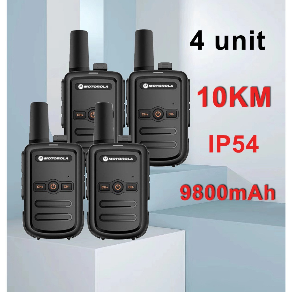mini HT Walkie-Talkie MOTOROLA Baterai 9800mAh 120 hours standby radio 400-470MHZ Portable walkie-ta