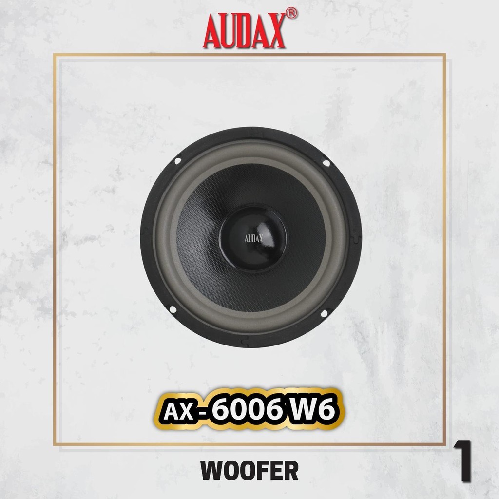 Telecomp1 Audax - Speaker Pasif 6" Audax AX-6006 W6 Woofer