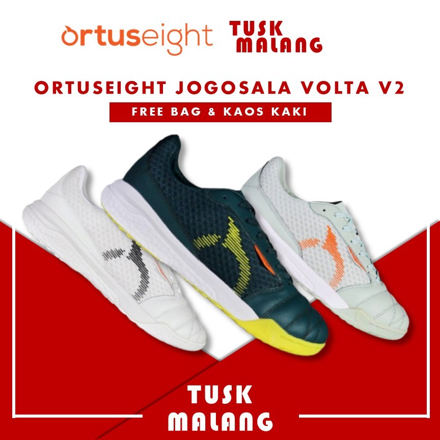 Sepatu Futsal Ortuseight Jogosala Volta V2 IN Sepatu Sneakers Olahraga Futsal Indoor Ortus
