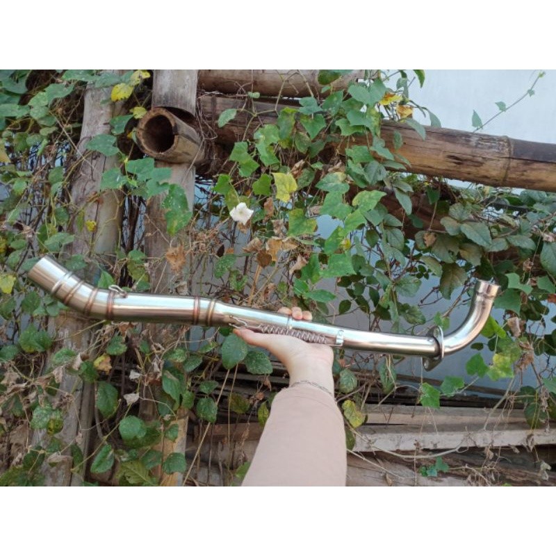 Leher Leheran knalpot  jupiter Z Vega Revo supra x125 diameter 38mm ( INLET 38)