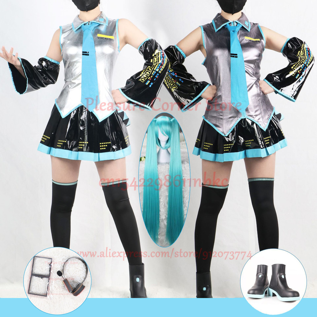 2025 Hatsune MIKU VOCALOID Cosplay Dress Miku Formula Clothing Second Anime Hatsune Miku Cosplay Clo