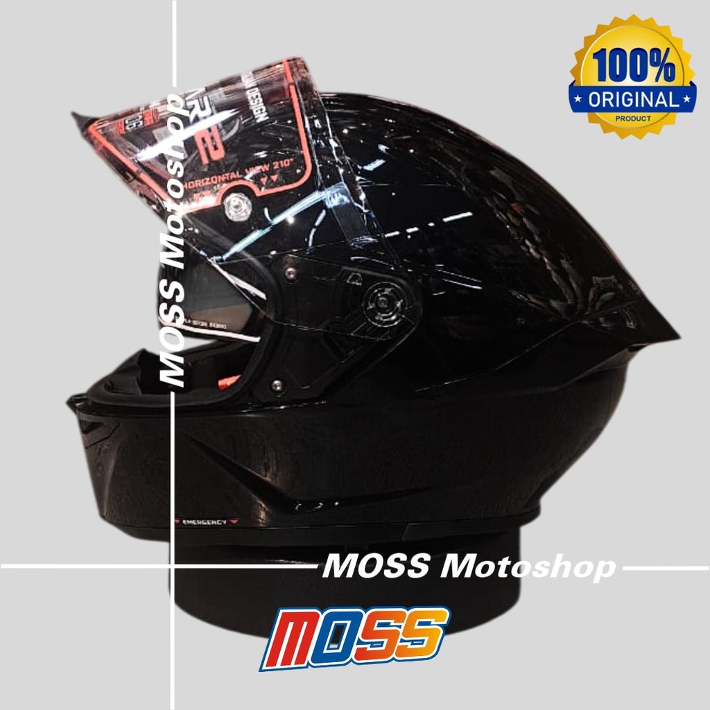 HELM FULLFACE SUOMY STELLAR 2 PLAIN BLACK GLOSSY | HELM FULLFACE SUOMY | 100% ORIGINAL PRODUCT