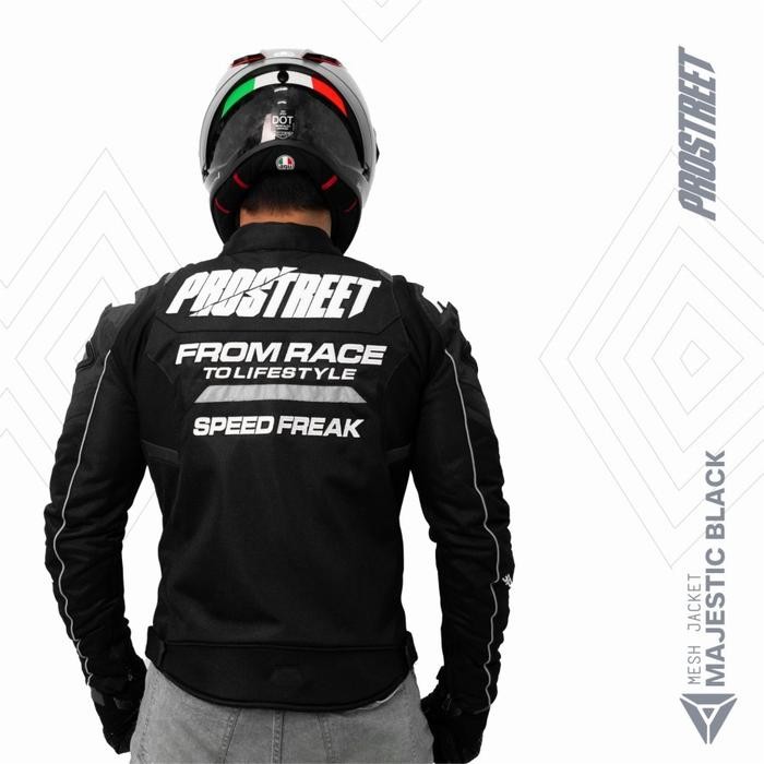 PROSTREET MESH JACKET MAJESTIC BLACK - M