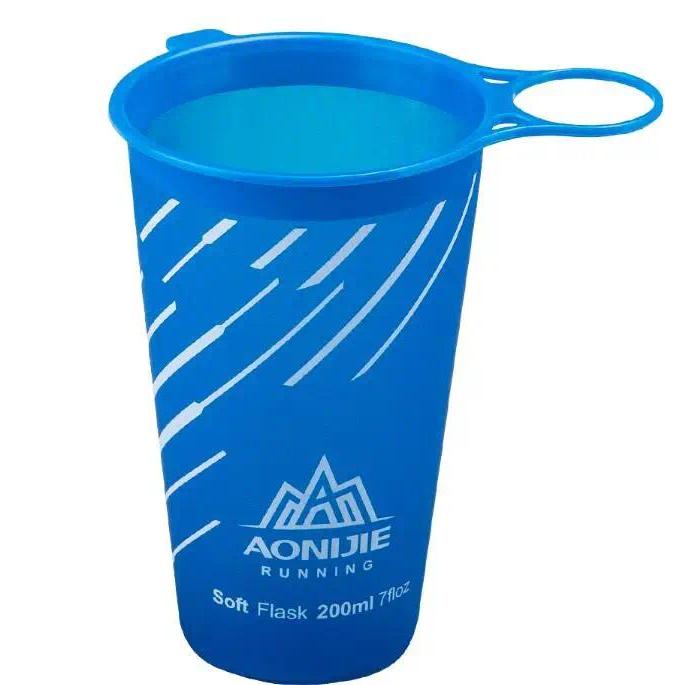 AONIJIE E885 New Foldable Silicone Water Bottle Outdoors Traveling Sport Running Cycling Kettle Heal