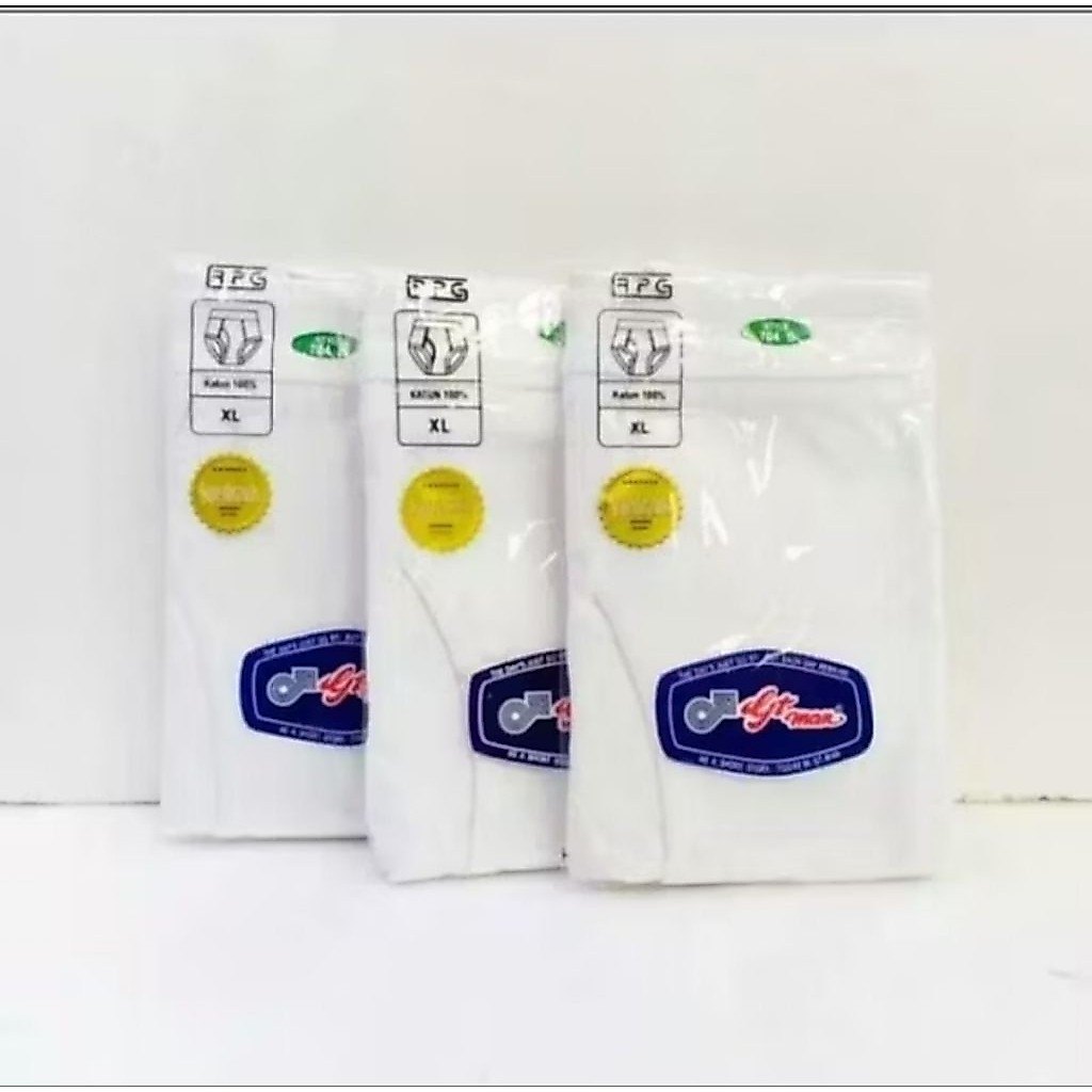 CD Pria Gt man style Satuan warna putih