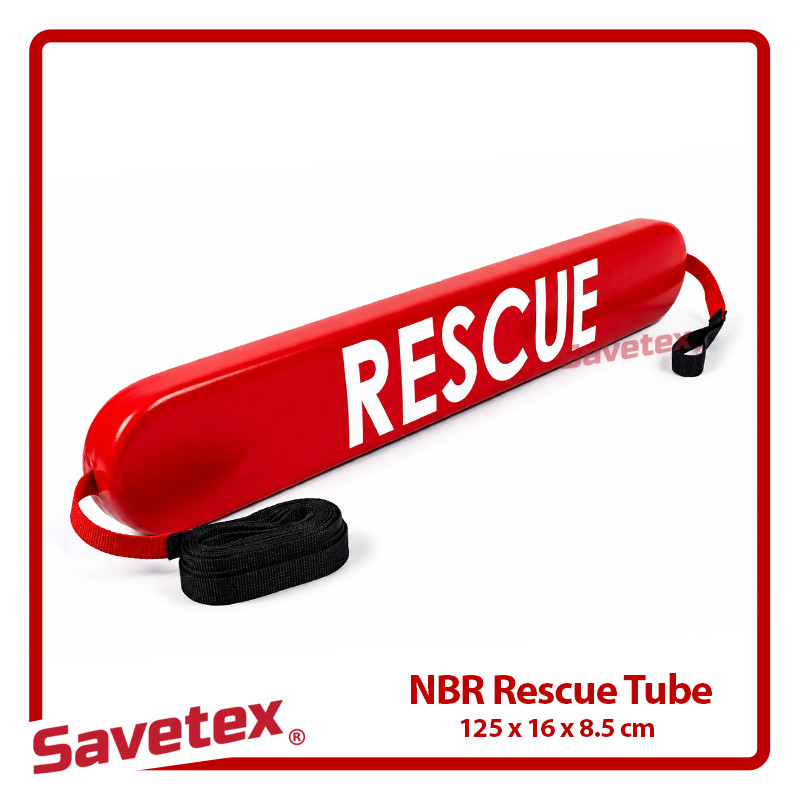 NBR Rescue Tube 125 x 16 x 8.5 cm / Pelampung Penyelamat Lifeguard / Flexible Floating Stick Buoyanc