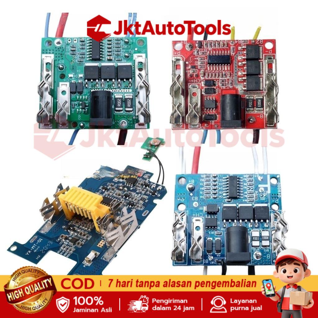 modul bms 5s baterai bor impact gerinda 18v 20v 21v 36v 48v 88v cordless lithium bisa buat kamolee j